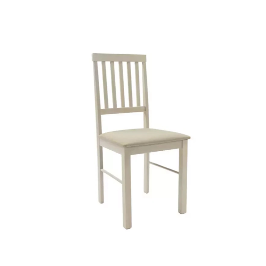 Pair of Kendal Oak Dining Chairs - White Ash