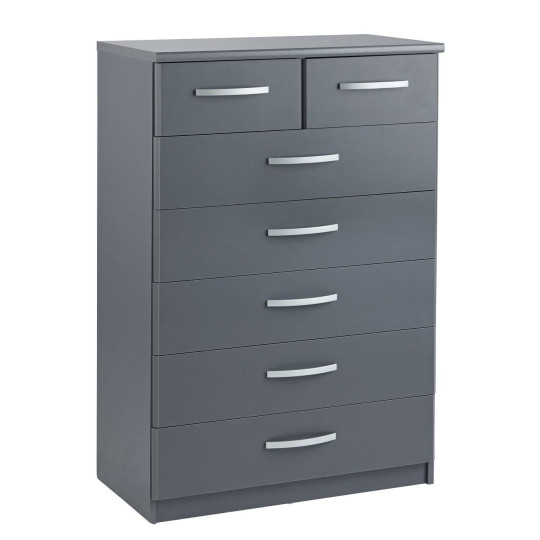 Hallingford Grey 5+2 Drawer Chest