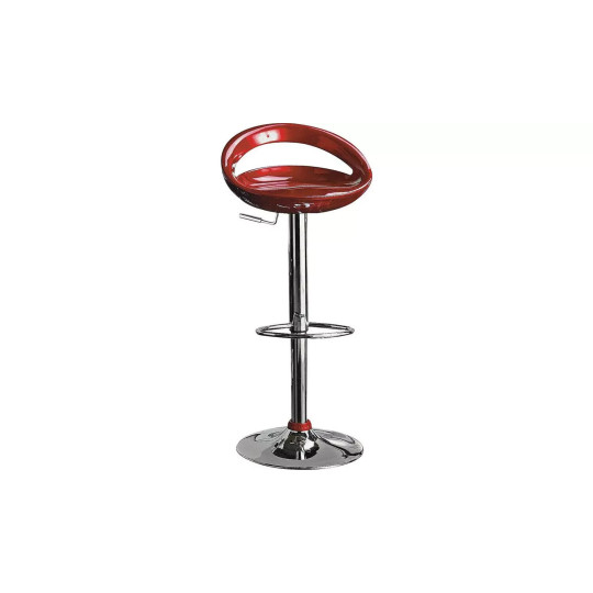 Ottawa Gas Lift Bar Stool - Red