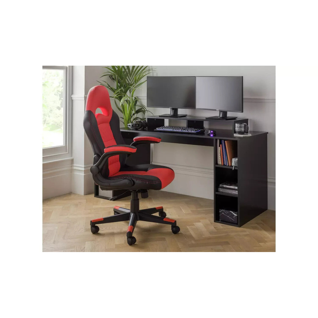 Raptor faux leather ergonomic gaming deals chair