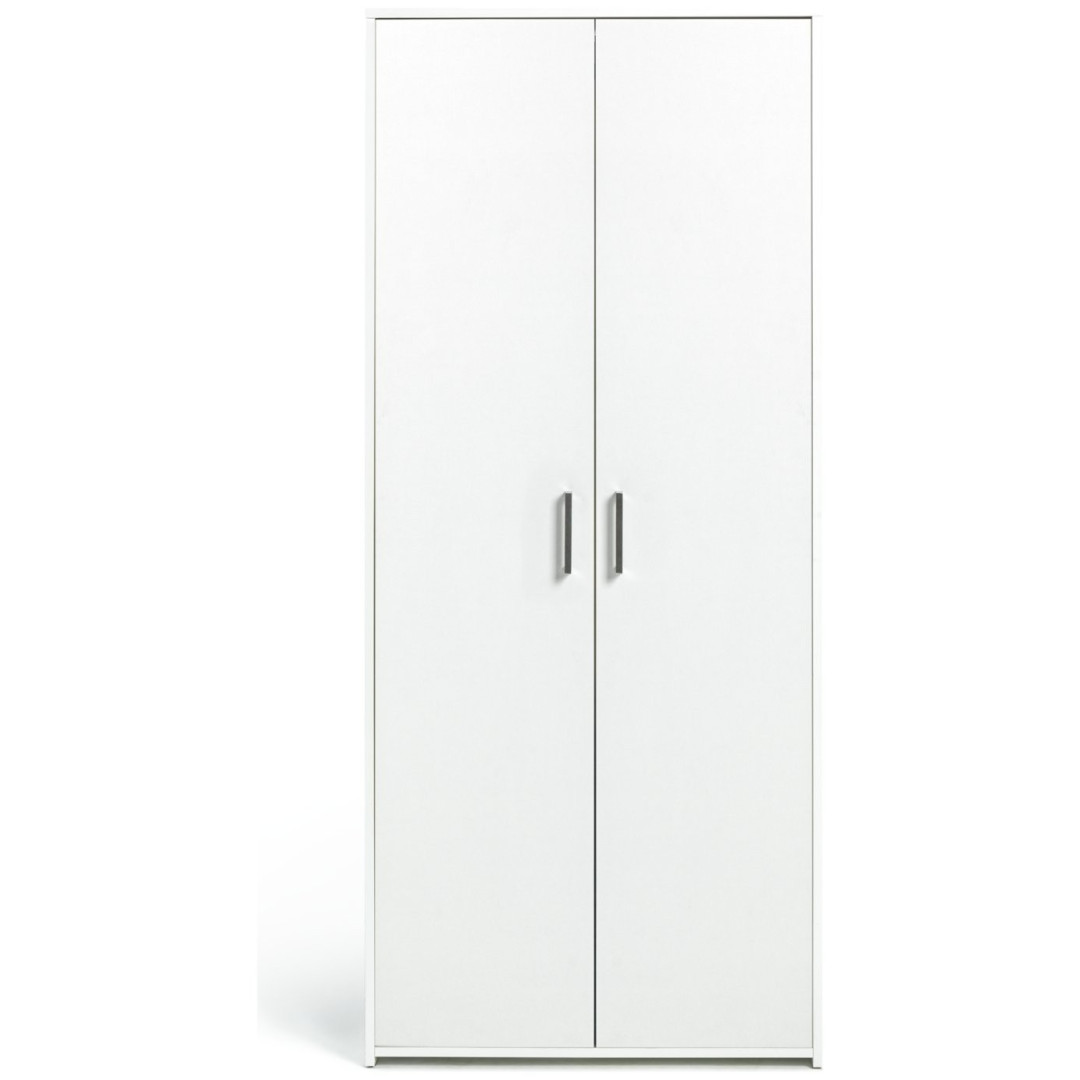 Home Oslo 2 Door Wardrobe - White | Scandinavian Interior Style Home Oslo 2 Door Wardrobe - White | Scandinavian Interior Style