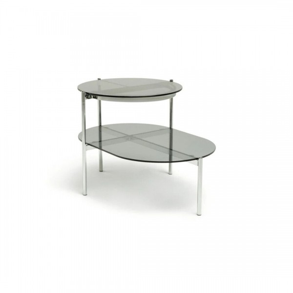 Neo Tiered Side Table - Chrome