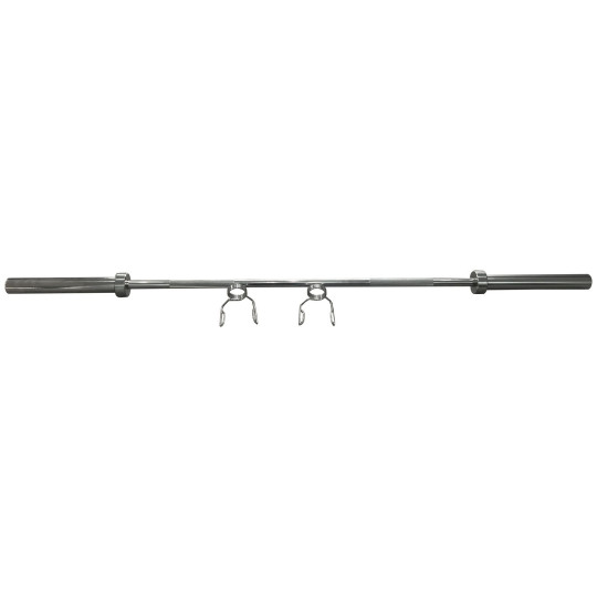 Pro Fitness 6ft Olympic Barbell - Chrome | Chrome weightlifting bar