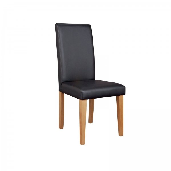 Pair of Midback Dining Chairs - Black