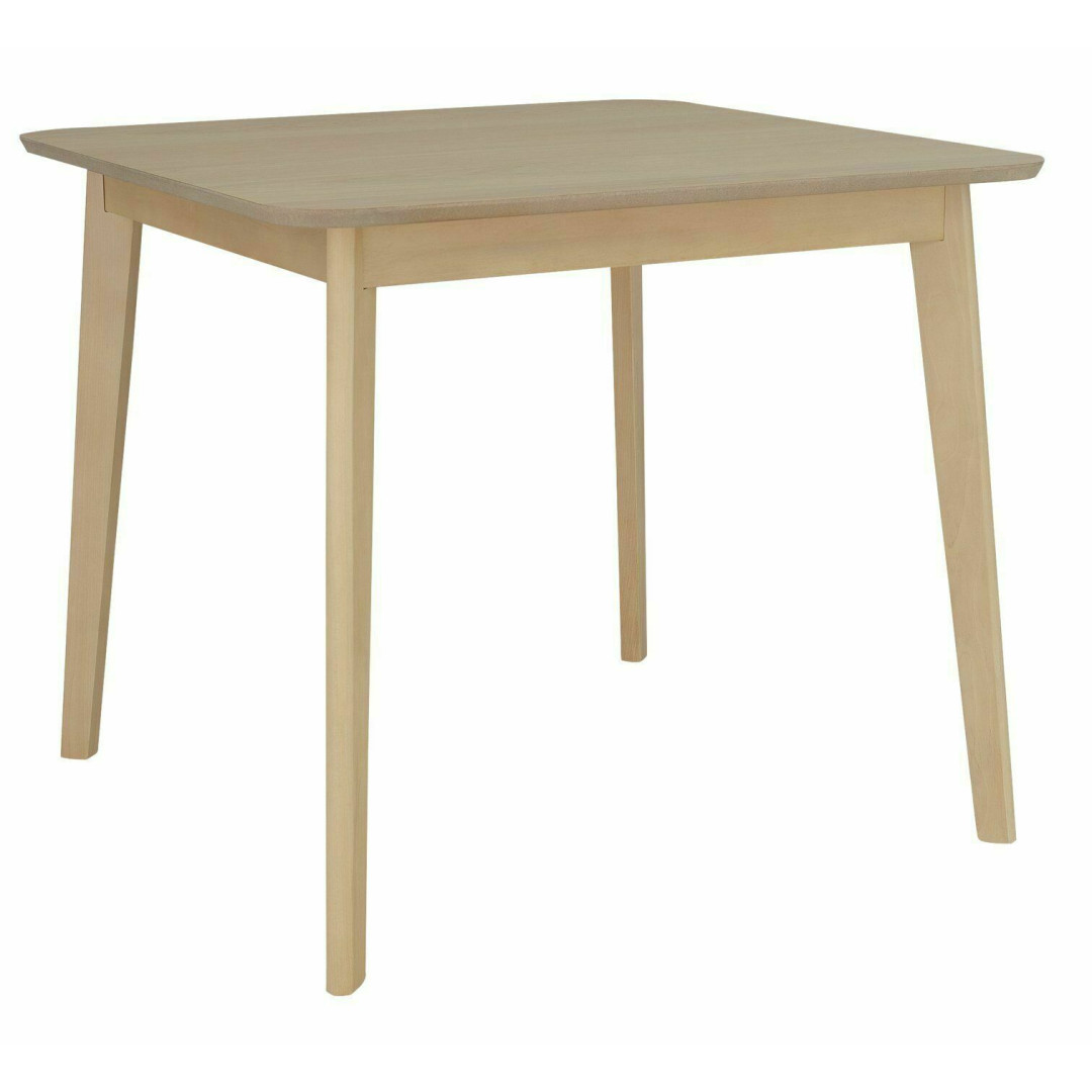 Skandi Light Oak Veneer 4 Seater Dining Table (ONLY TABLE)