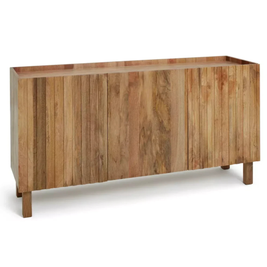 Assembled Jericho 3 Door Sideboard - Natural (S)