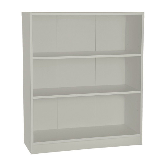 Malibu Short Wood Effect Bookcase - Grey