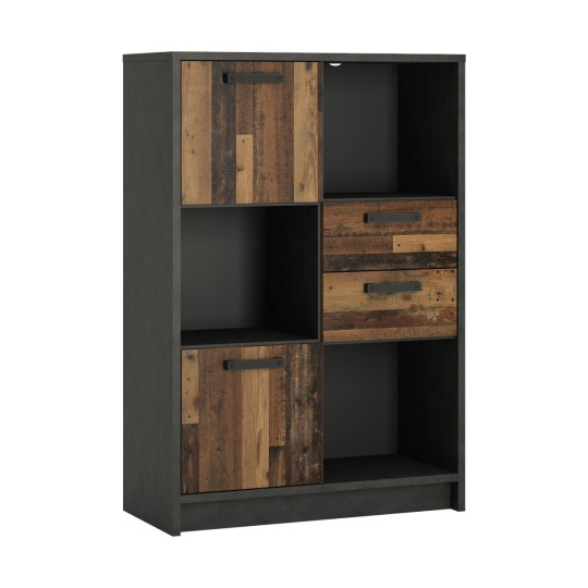 Nubi Deep Bookcase - Wood | Stylish Shelving Design