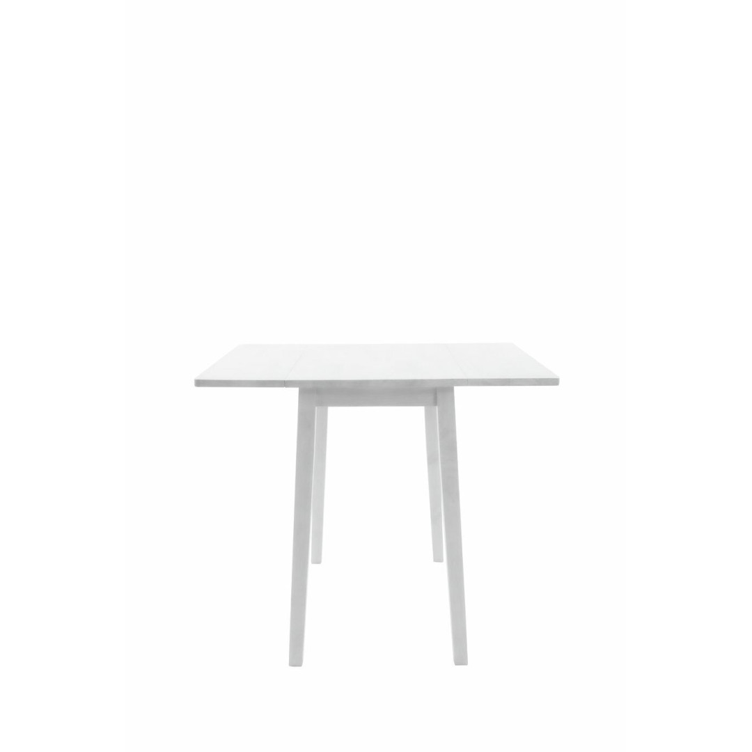 Kendal Solid Wood Extending Table Drop Leaf White