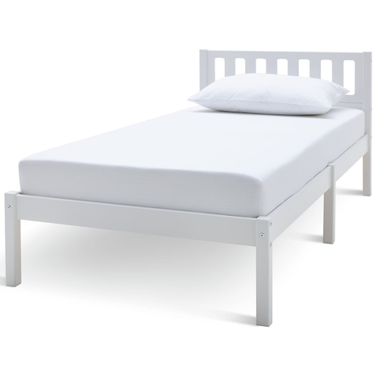 Habitat Ronnie Single Bed Frame - White ( B Grade 9073 )