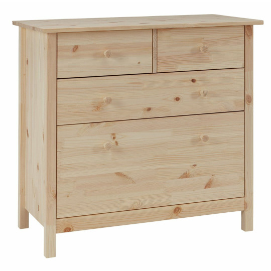 Scandinavia Kids 4 Drawer Chest - Pine