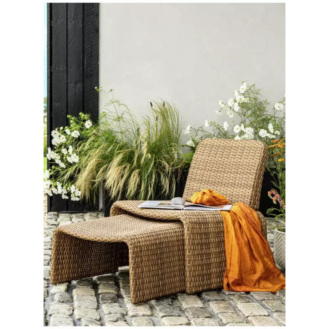 Kelham Rattan Effect Garden Chair - Brown (B Grade) Kelham Rattan Effect Garden Chair - Brown (B Grade)
