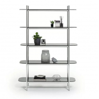 Neo Wide Shelving Unit - Chrome