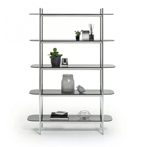 Neo Wide Shelving Unit - Chrome