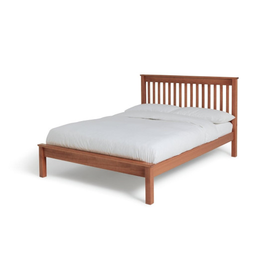 Aspley Double Wooden Bed Frame - Oak Stain ( B Grade 25106 - 25109 )