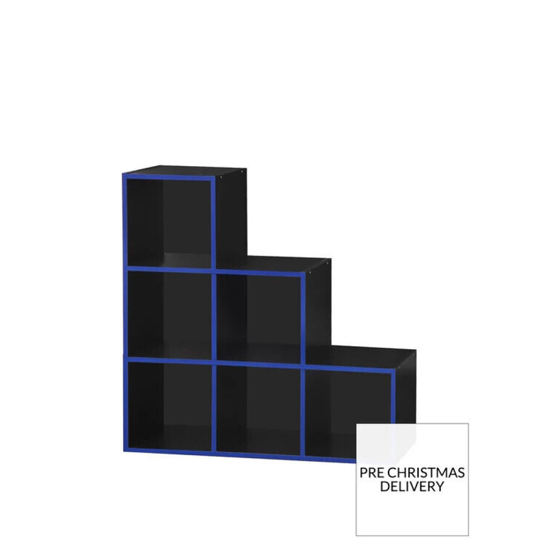 Lloyd Pascal Virtuoso 6 Cube Step Storage with Blue Edging