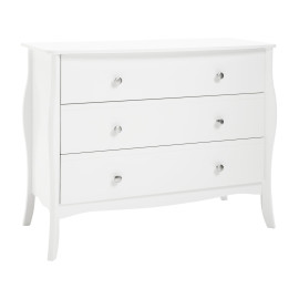 Home Amelie 3 Drawer Chest - White | Stylish 3 drawer chest for bedroom Home Amelie 3 Drawer Chest - White | Stylish 3 drawer chest for bedroom