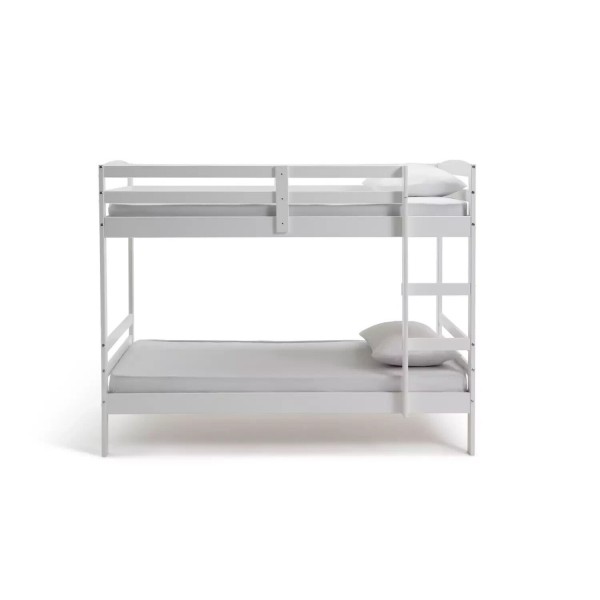 Josie Single Bunk Bed Frame - White