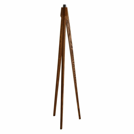 Tripod Floor Lamp Base - Walnut Stain