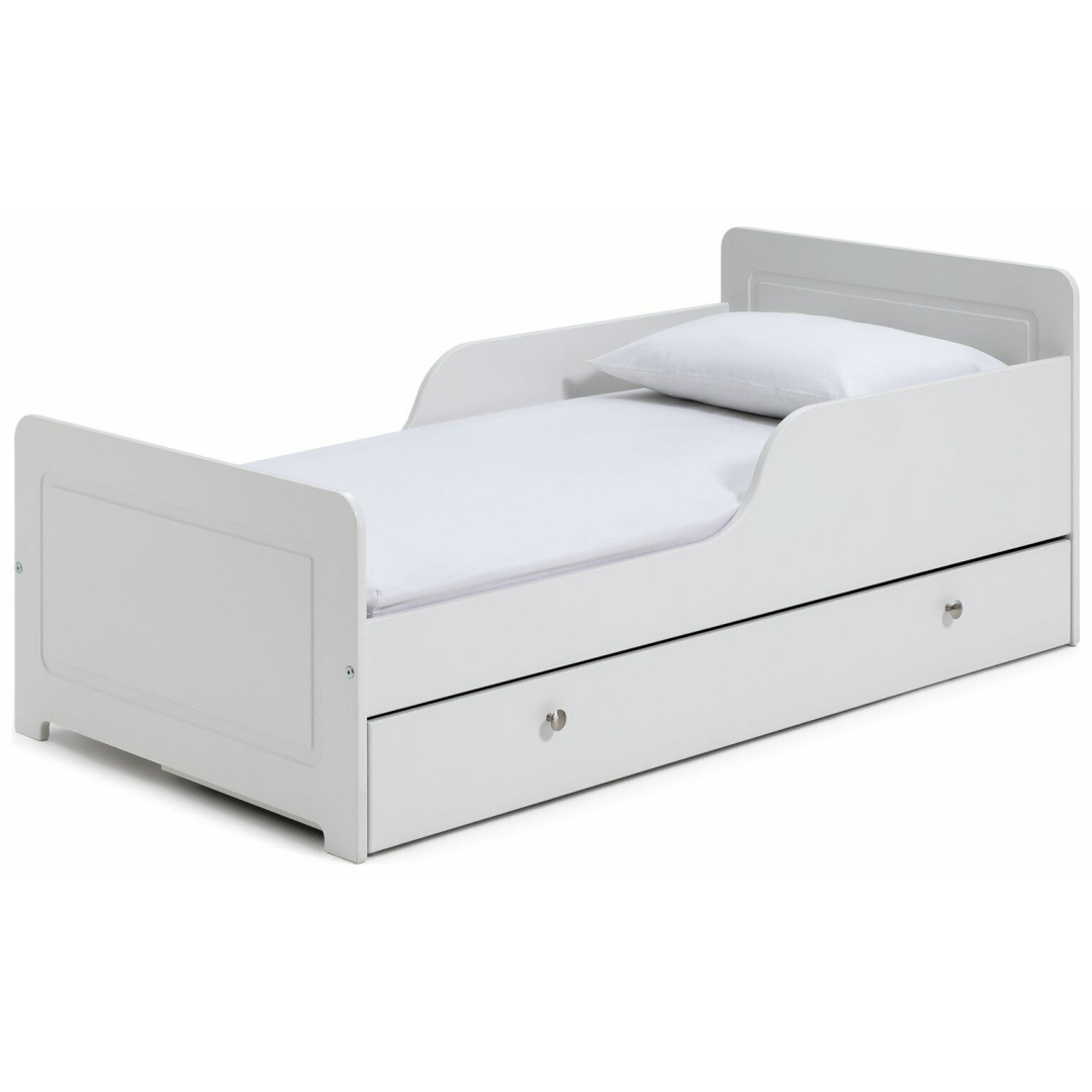 Brooklyn Toddler Bed With Drawer - White