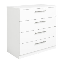 Home Brisbane 4 Drawer Chest White | Stylish Furniture for Bedroom Living Room Home Brisbane 4 Drawer Chest White | Stylish Furniture for Bedroom Living Room