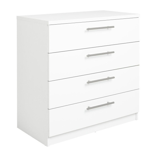 Brisbane 4 Drawer Chest - White