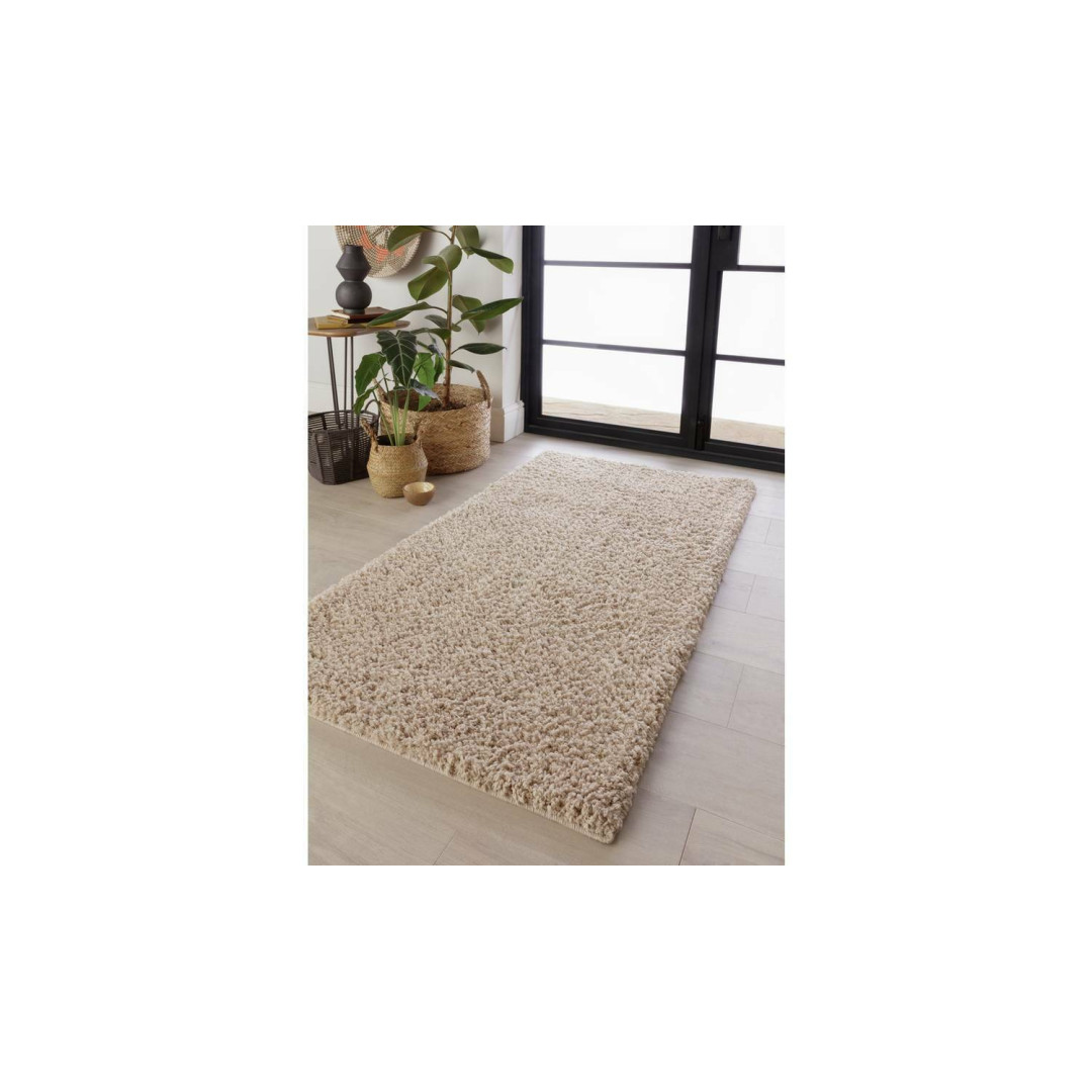 Home 160 x 230cm Cosy Woven Polyester Rug - Natural (04)