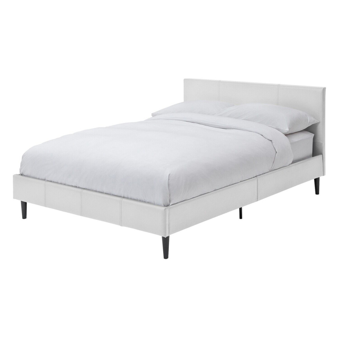 Skylar Small Double Bed Frame - White