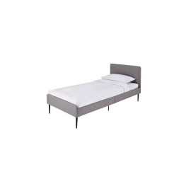 Kristopher Single Fabric Bed Frame - Grey
