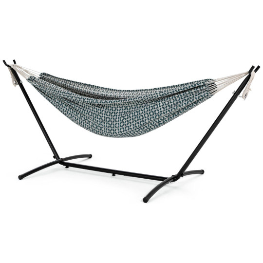 Habitat Boho Hammock with Metal Stand | Portable Indoor Outdoor Hanging Bed