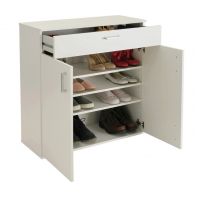 Venetia Shoe Storage Cabinet - White