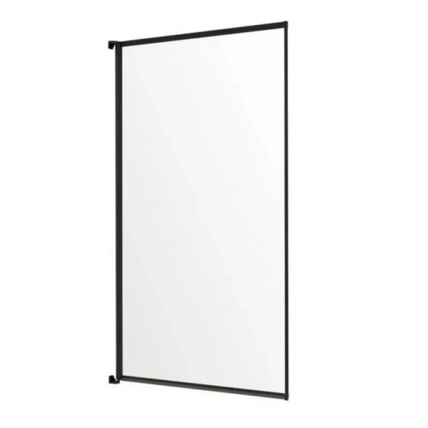 Fully Framed Bath Screen - Black