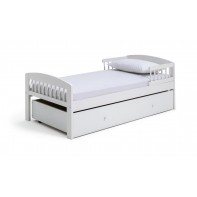 Jesse Toddler Bed With Drawer - White ( B Grade 19056 )