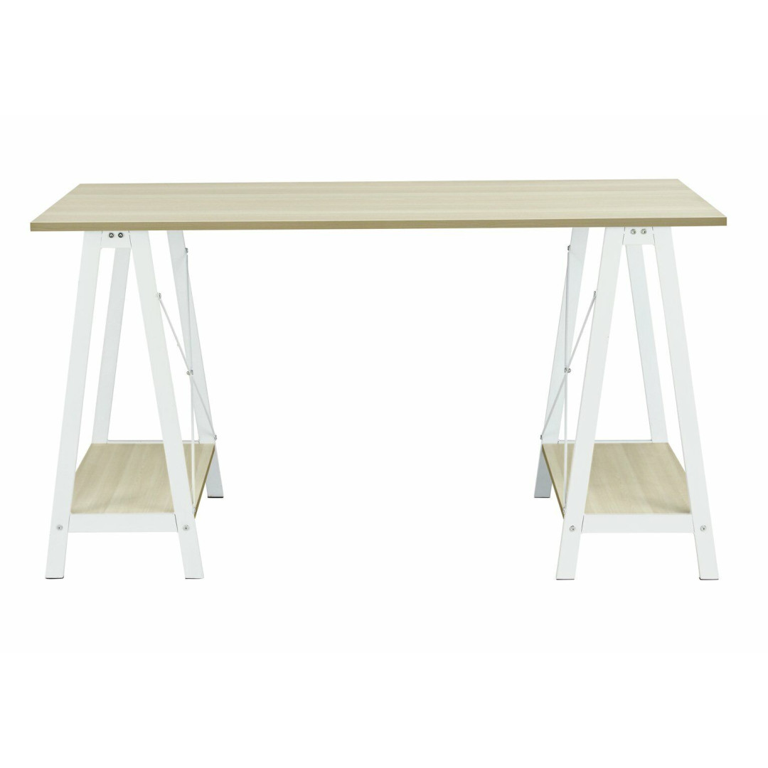 argos home trestle table office desk