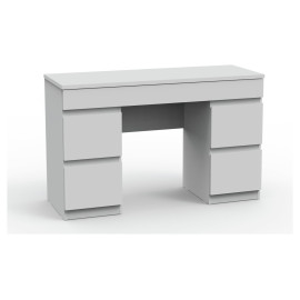 Jenson 5 Drawer Dressing Table - Matt White