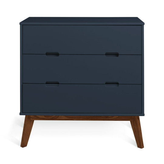 Pimlico 3 Drawer Chest - Blue | Sleek 3 drawer dresser blue