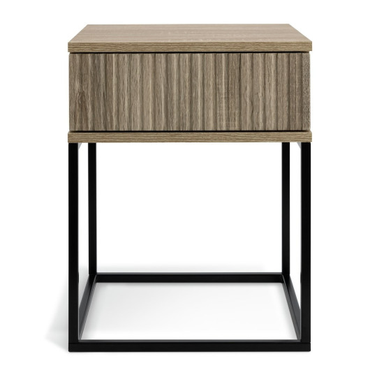 Digby 1 Drawer Bedside Table - Oak | Small Space Storage