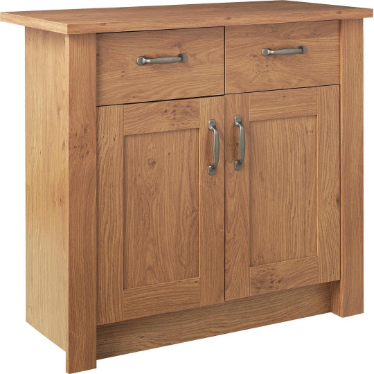 Ohio 2 Door 2 Drawer Sideboard - Oak Effect