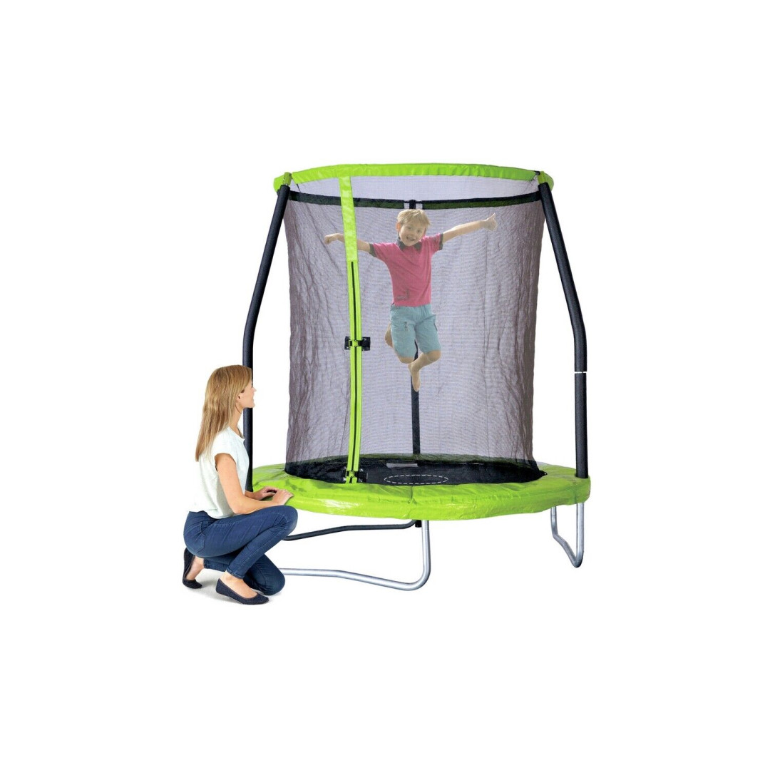 Chad Valley Chad Valley 6ft Outdoor Kids Trampoline with Enclosure 