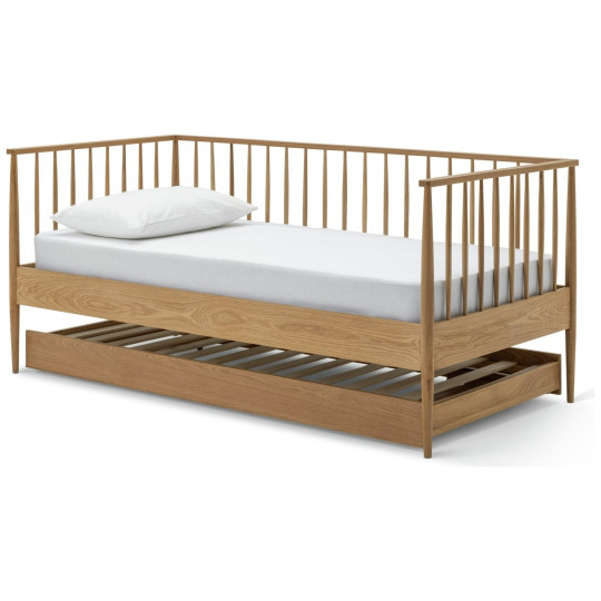 Chiltern Trundle Day Bed - Oak | Multi-functional Guest Setup