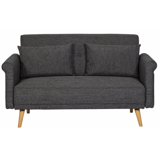 Habitat Evie 2 Seater Fabric Sofa in a Box - Charcoal