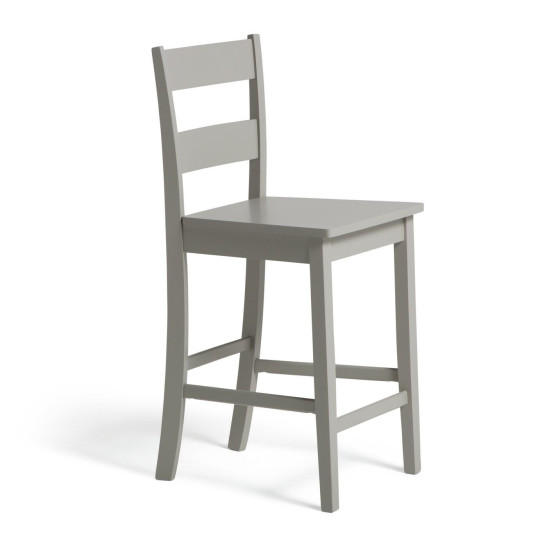 Chicago Pair of  Bar  Stools - Grey