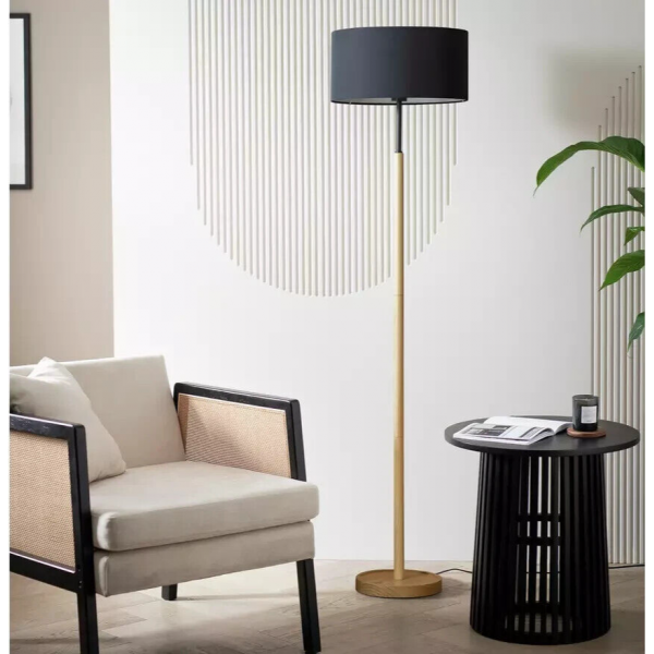 Gloss Stick Floor Lamp - Grey