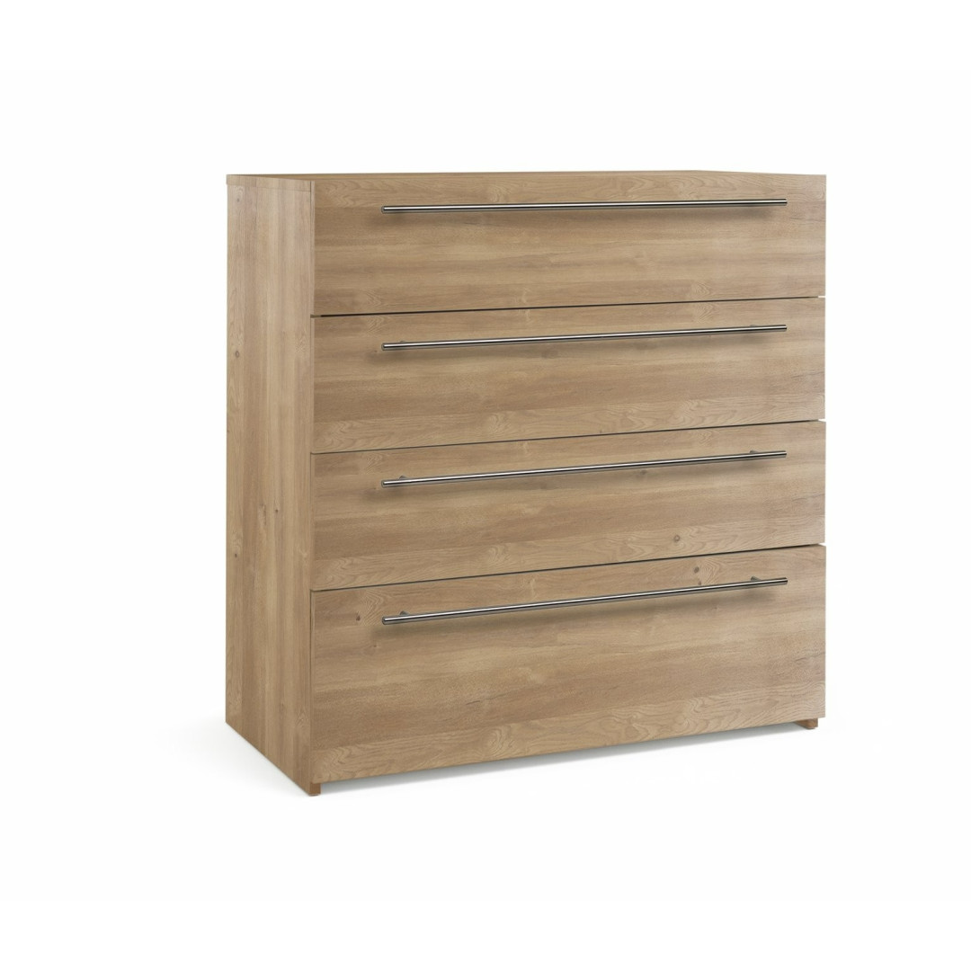 Atlas 4 Drawer Chest - Oak | Organized Clothing Space Atlas 4 Drawer Chest - Oak | Organized Clothing Space