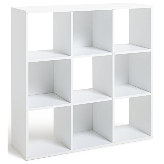 Squares 9 Cube Storage Unit - White ( B Grade )