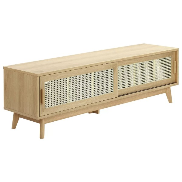 Java 2 Door TV Unit - Oak