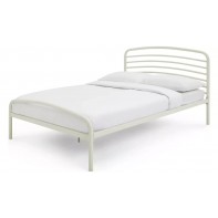 Jubilee Double Metal Bed Frame - Off White