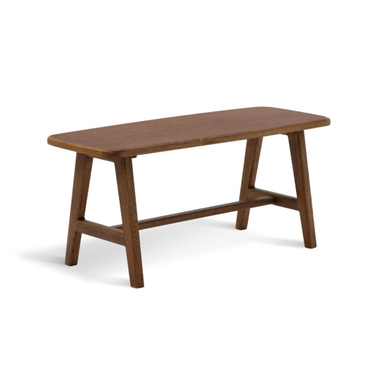 x Scion Esala Oak & Wood Veneer Dining Bench | Mid-century modern bench