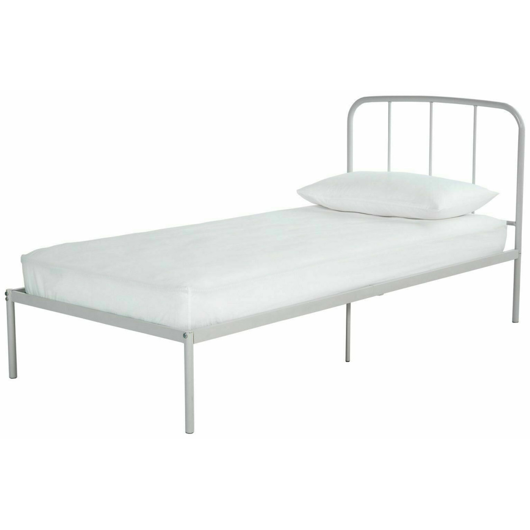 Home Freja Single Bed Frame - Grey