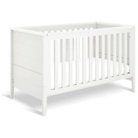 Cuggl Canterbury Nursery Cot Bed - White | Convertible cot bed